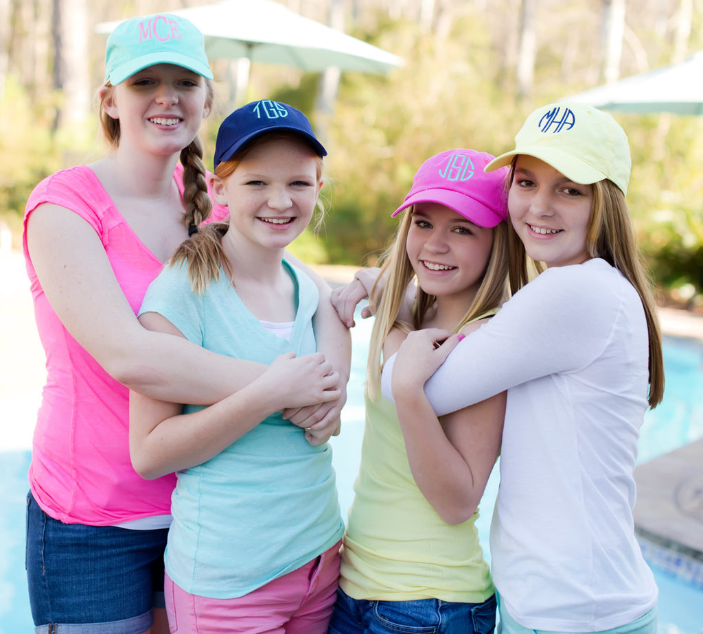 Personalized Monogram Baseball Hat: Custom Initial Cap