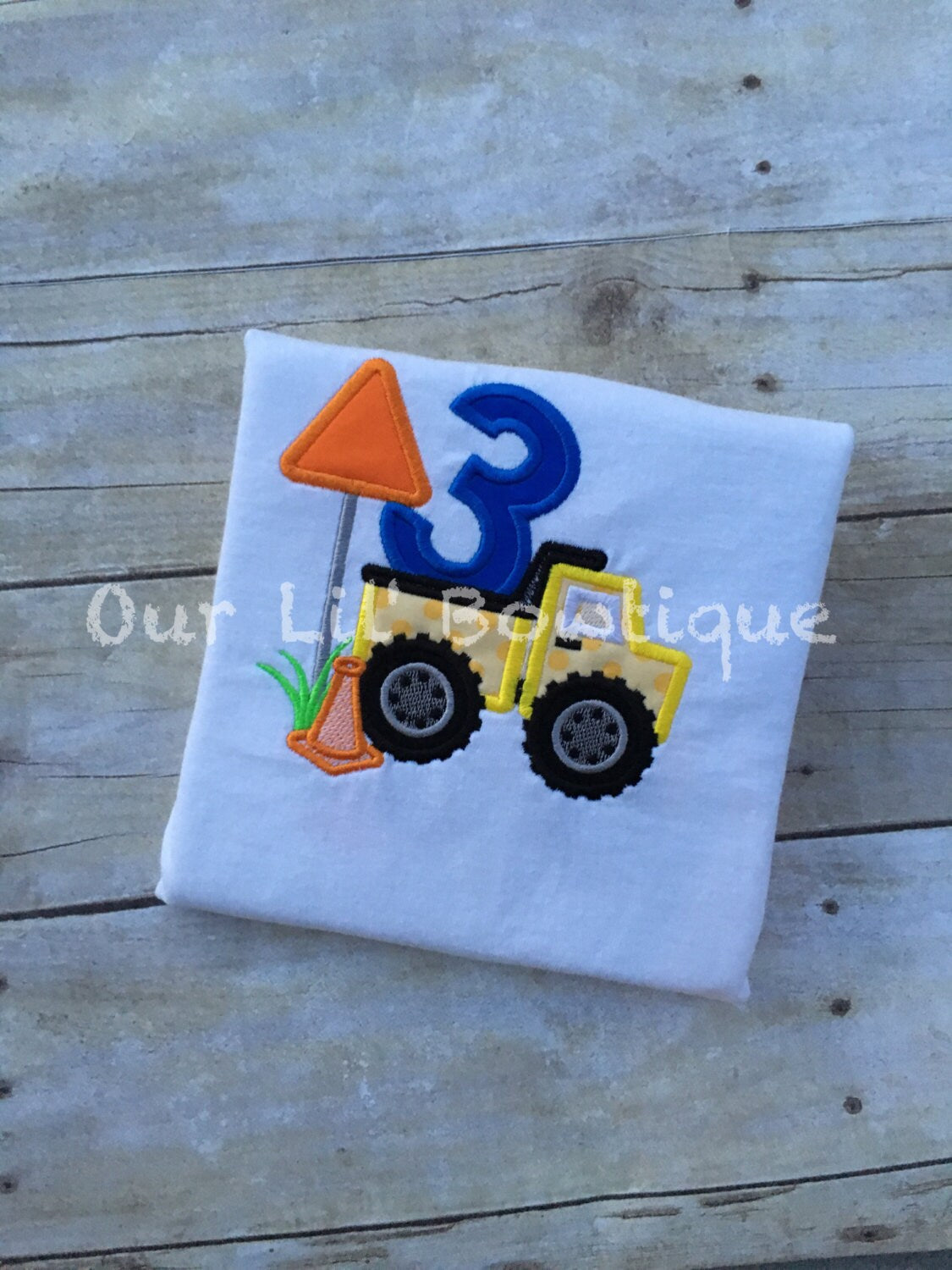 Personalized Dump Truck Birthday Shirt: Construction Party Tee