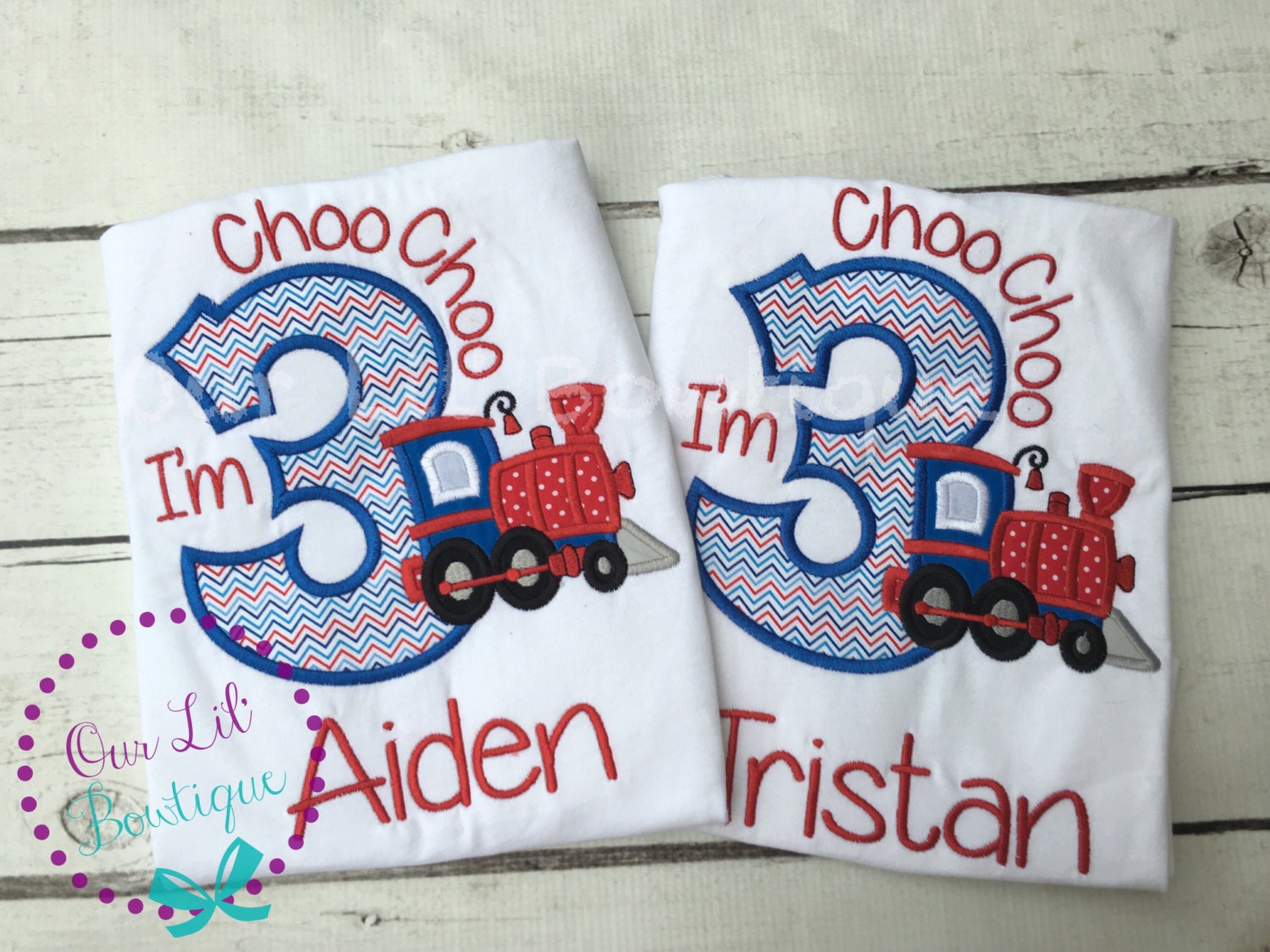 Choo Choo I'm 2 - Train Shirt - Train - Birthday - Boy Train Shirt - Personalized Train Shirt - Birthday Train - Boy Train Shirt