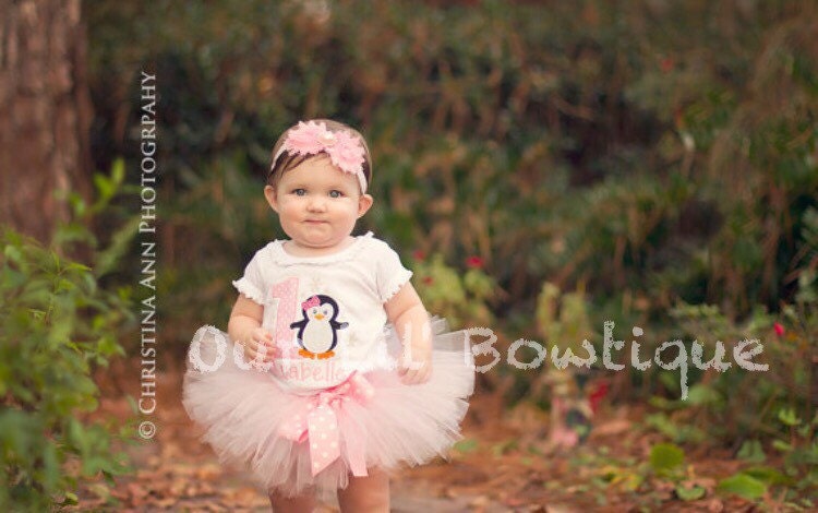 Winter ONE-derland Birthday Shirt: Penguin 1st Birthday