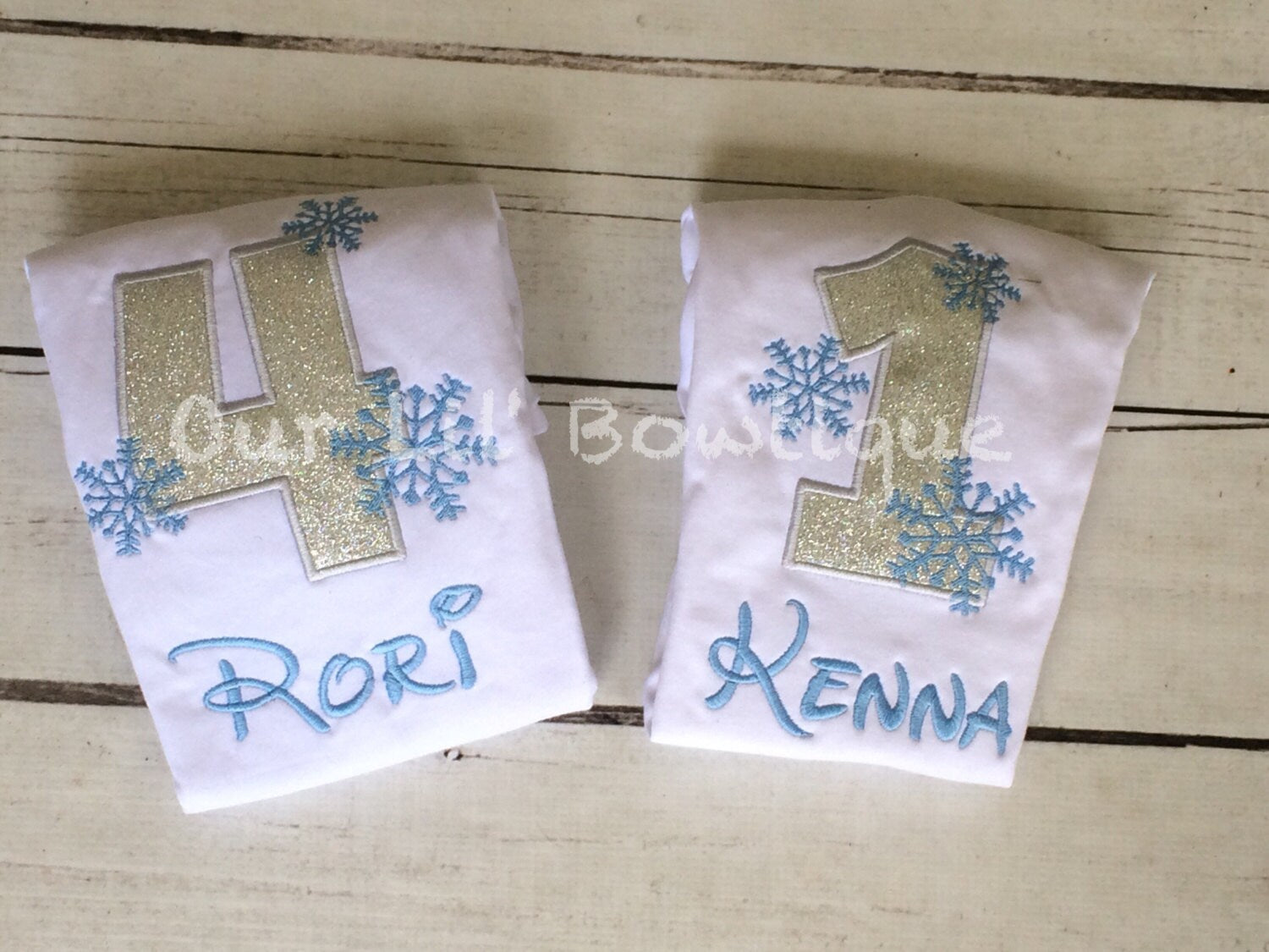 Winter ONE-derland Birthday Shirt: Snowflake Appliqué, Personalized 1st Birthday Outfit