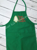 Personalized Toddler Apron: Team Sugar Cookie, Christmas Baking