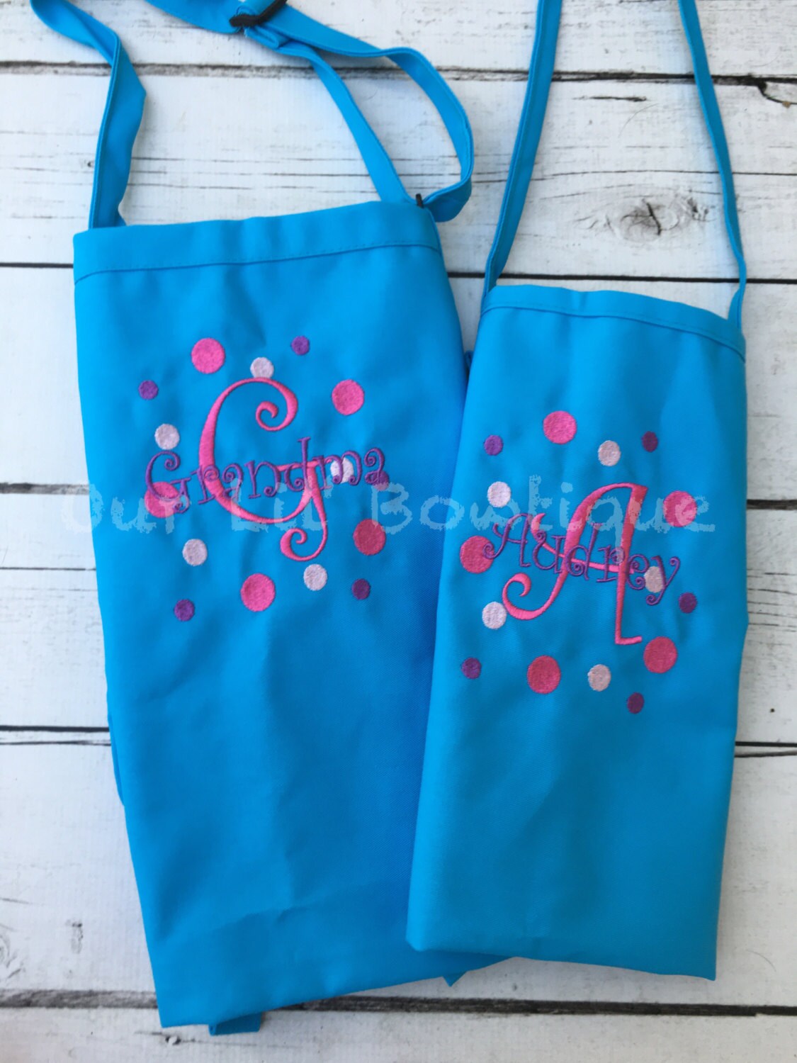 Personalized Apron Set: Grandma, Mommy & Me Aprons