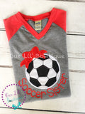 Soccer Sister Raglan Shirt: Personalized Toddler Tee