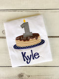 Pancake Appliqué Birthday Shirt - Personalized Pancake Outfit