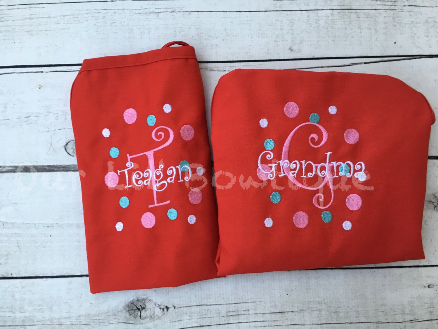 Personalized Apron Set: Grandma, Mommy & Me Aprons