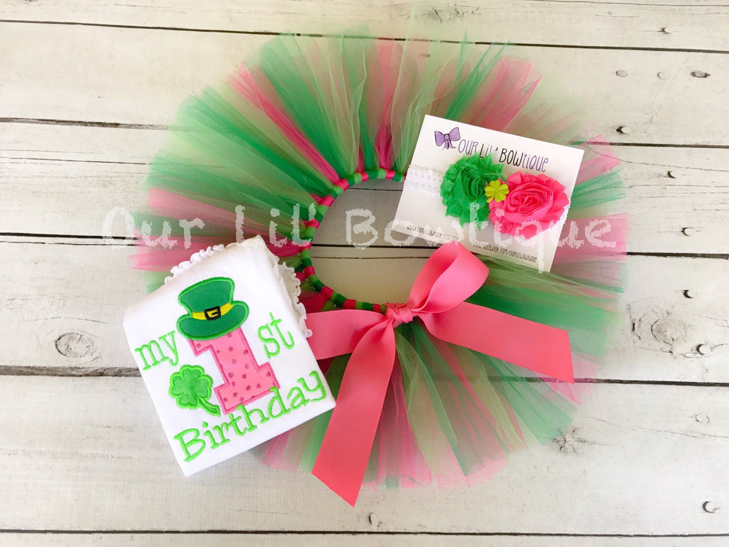 Shamrock 2nd Birthday Shirt: St Patricks Day Applique Bodysuit