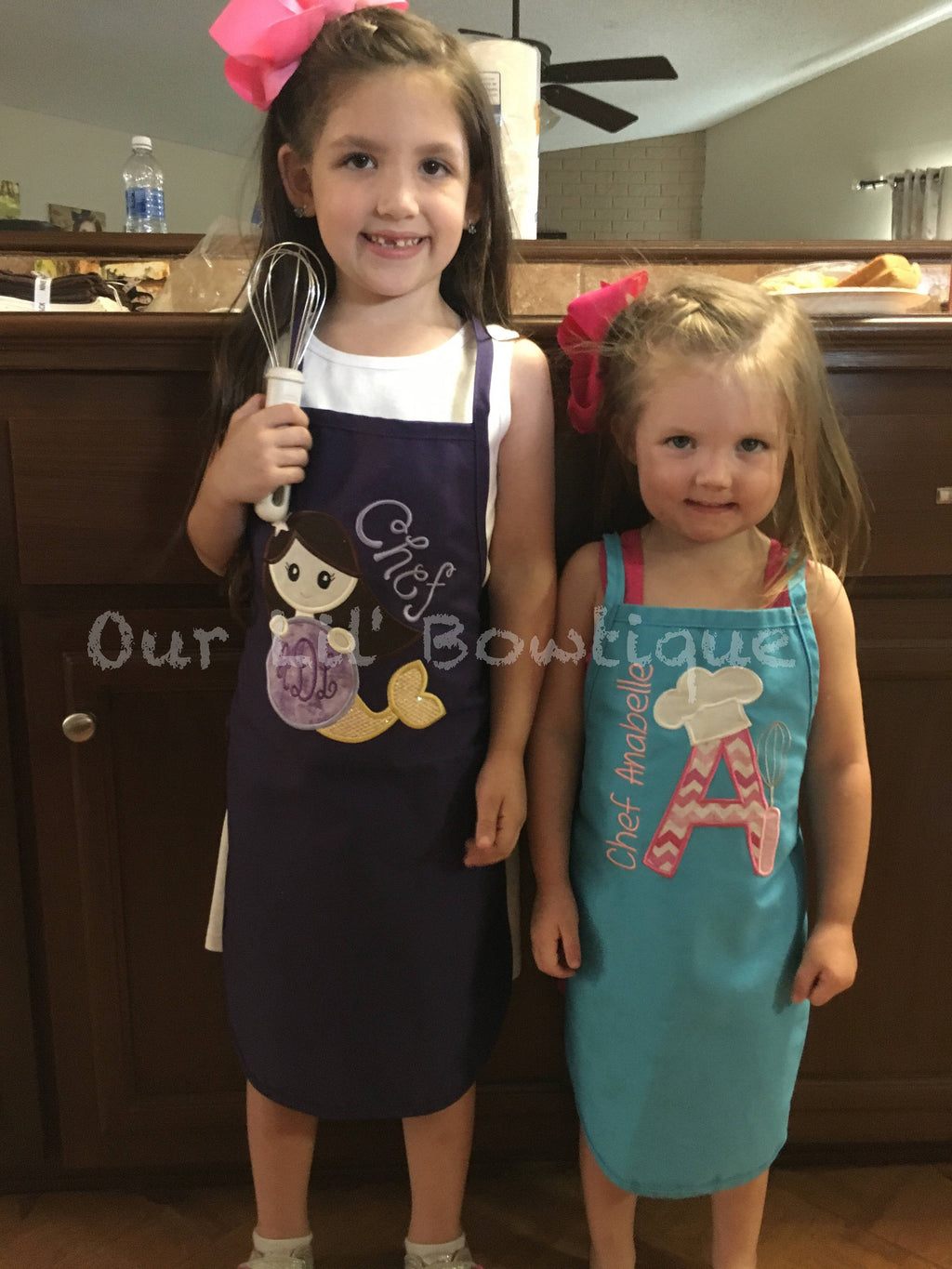 Mermaid Personalized Kids Apron: Little Chef Gift