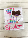 Personalized Scientist Birthday Shirt: Girl's Science Outfit