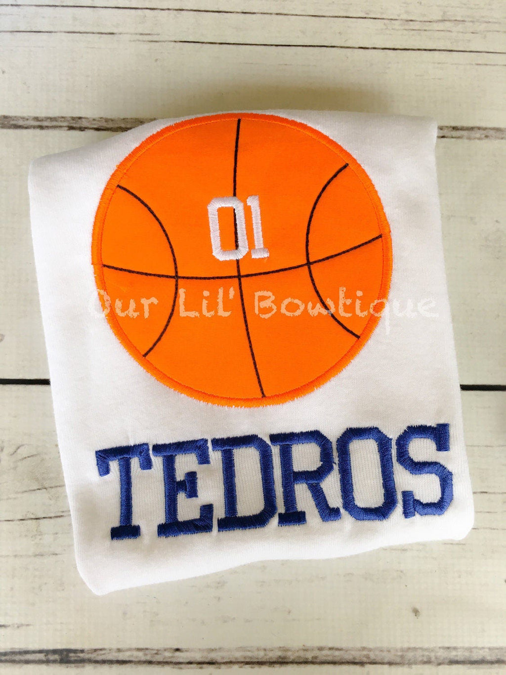 Personalized Basketball Raglan Shirt - Toddler & Baby Birthday