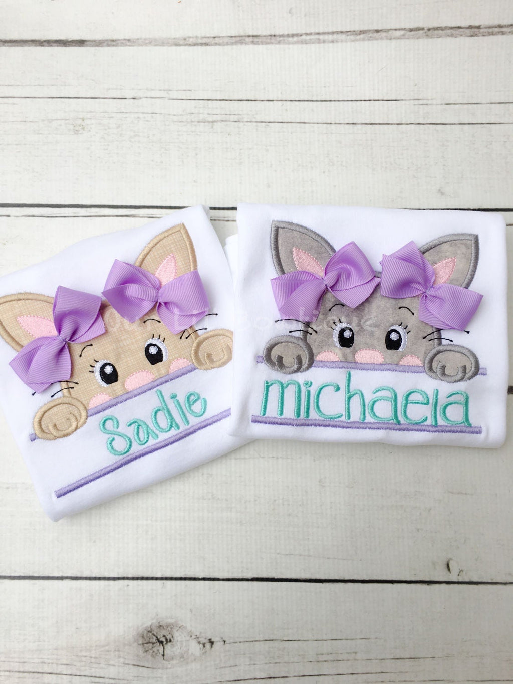 Easter Bunny Shirt - Personalized St. Easter Shirt - Split Bunny - Kids Easter Shirt -Sibling Shirts -Girls Easter Shirt - Boys Easter Shirt