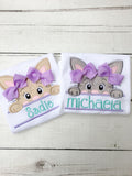 Easter Bunny Shirt - Personalized St. Easter Shirt - Split Bunny - Kids Easter Shirt -Sibling Shirts -Girls Easter Shirt - Boys Easter Shirt