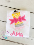 Embroidered Pencil Back to School Shirt - Pencil Shirt - Girls School Shirt