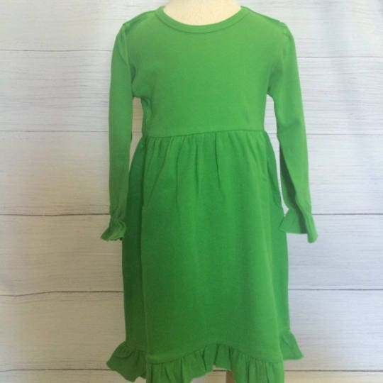 Personalized Christmas Dress: Bell Applique, Monogrammed Holiday Outfit