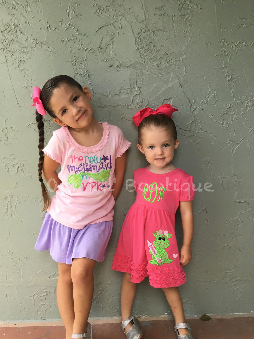 Dinosaur Dress- School Shirt - Preschool Shirt - School Supplies - Kindergarten Shirt - Girl Back to School Shirt - Personalized Shirt-Dress