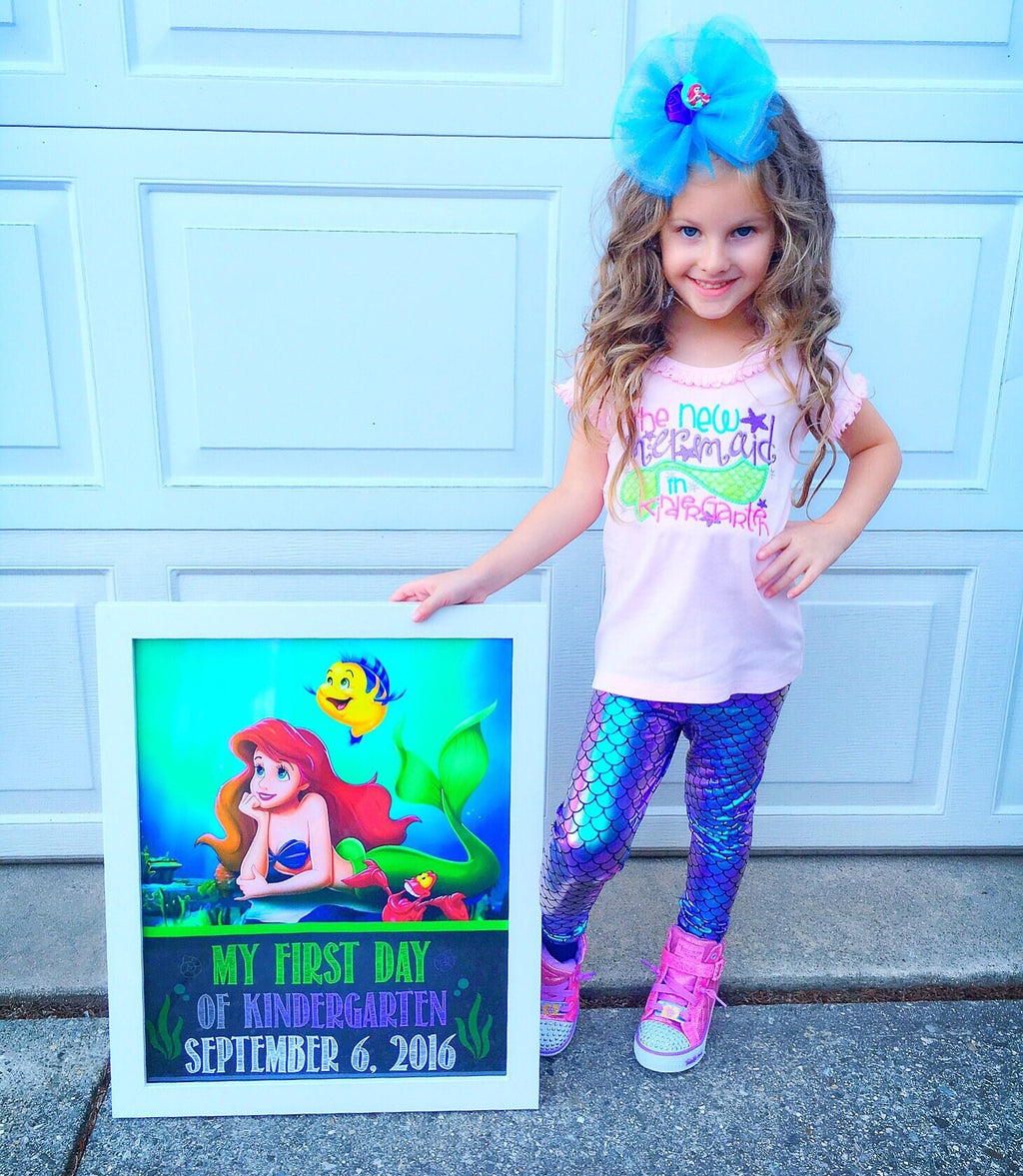 New Mermaid in Pre-K - School Shirt - Preschool Shirt - VPK Shirt - School Supplies - Kindergarten Shirt - Girl Back to School - Mermaid Shi