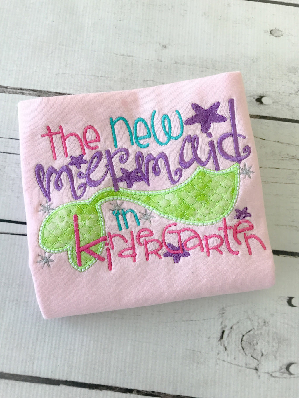 New Mermaid in Pre-K - School Shirt - Preschool Shirt - VPK Shirt - School Supplies - Kindergarten Shirt - Girl Back to School - Mermaid Shi