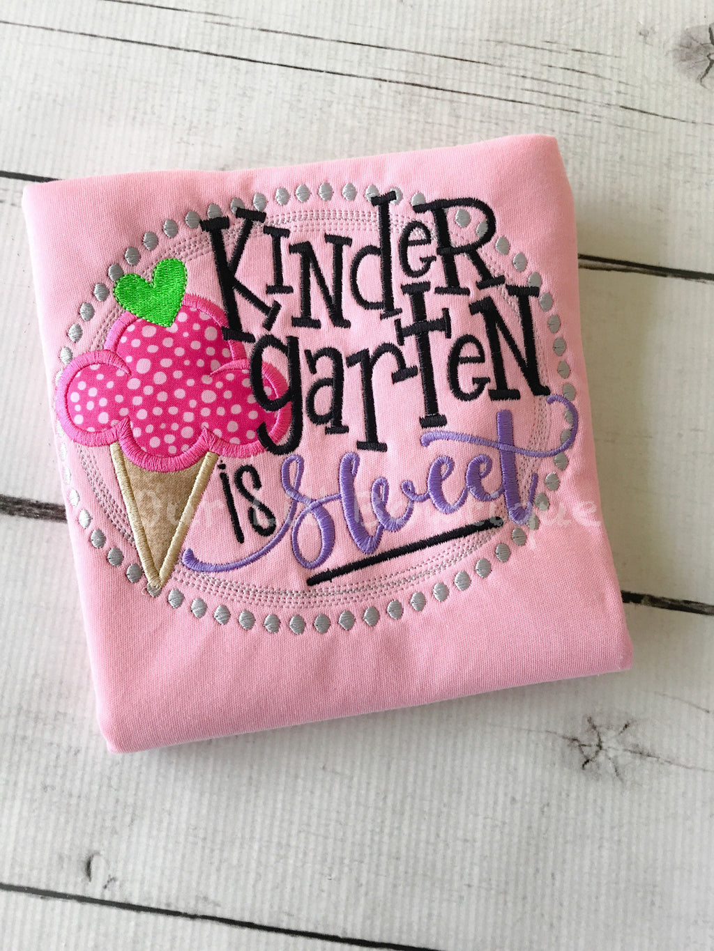 Kindergarten Is Sweet - School Shirt - Preschool Shirt - VPK Shirt - Kindergarten Shirt - Girl Back to School - Custom School Shirt