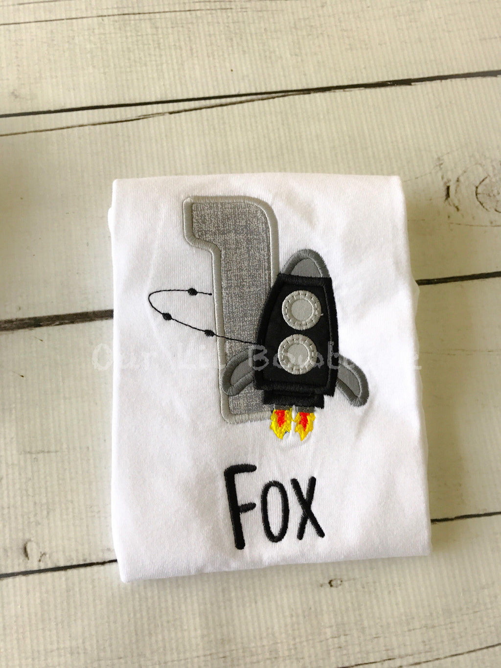 Rocket Ship Birthday Shirt: Personalized Astronaut Party Tee