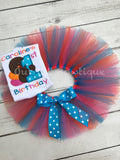 Personalized Thanksgiving 1st Birthday Outfit: Turkey Appliqué Shirt & Tutu