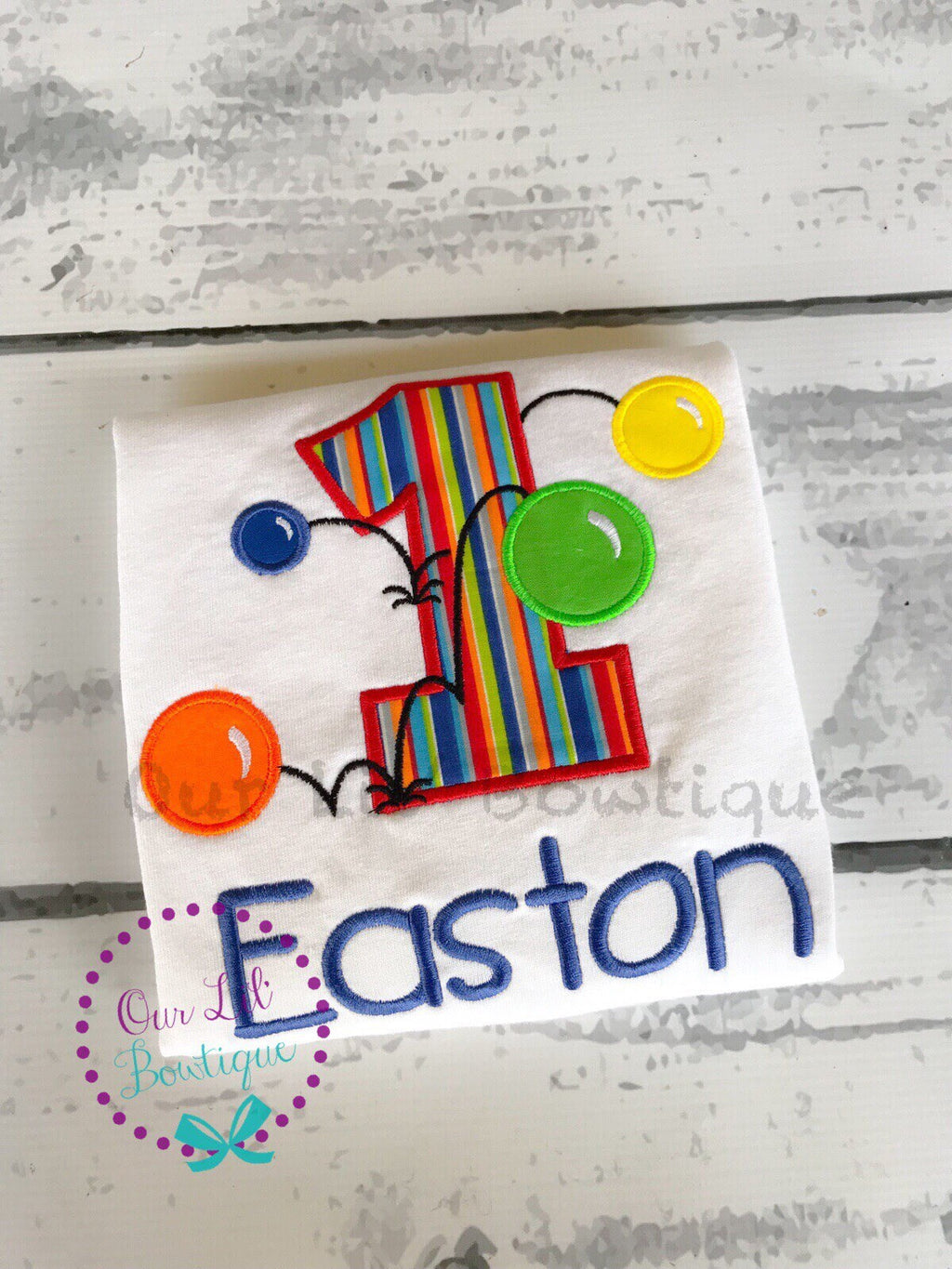 Personalized Bouncy Ball Birthday Shirt - Bounce House Party