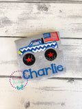 4th of July Boy Truck Shirt - 4th Of July T-Shirt - Fireworks - Boys 4th of July Shirt - Baby 4th of July Shirt - Personalized - Truck Shirt