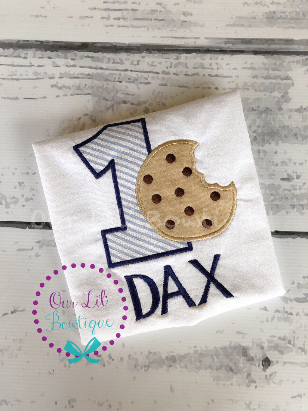 Cookie Birthday Shirt - Cookie Shirt - Cookies & Milk Birthday - Personalized Birthday Shirt - Boy - 1st Birthday Shirt - Cookie Birthday Ou
