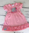 Personalized Girls Birthday Dress: Balloon Party Outfit