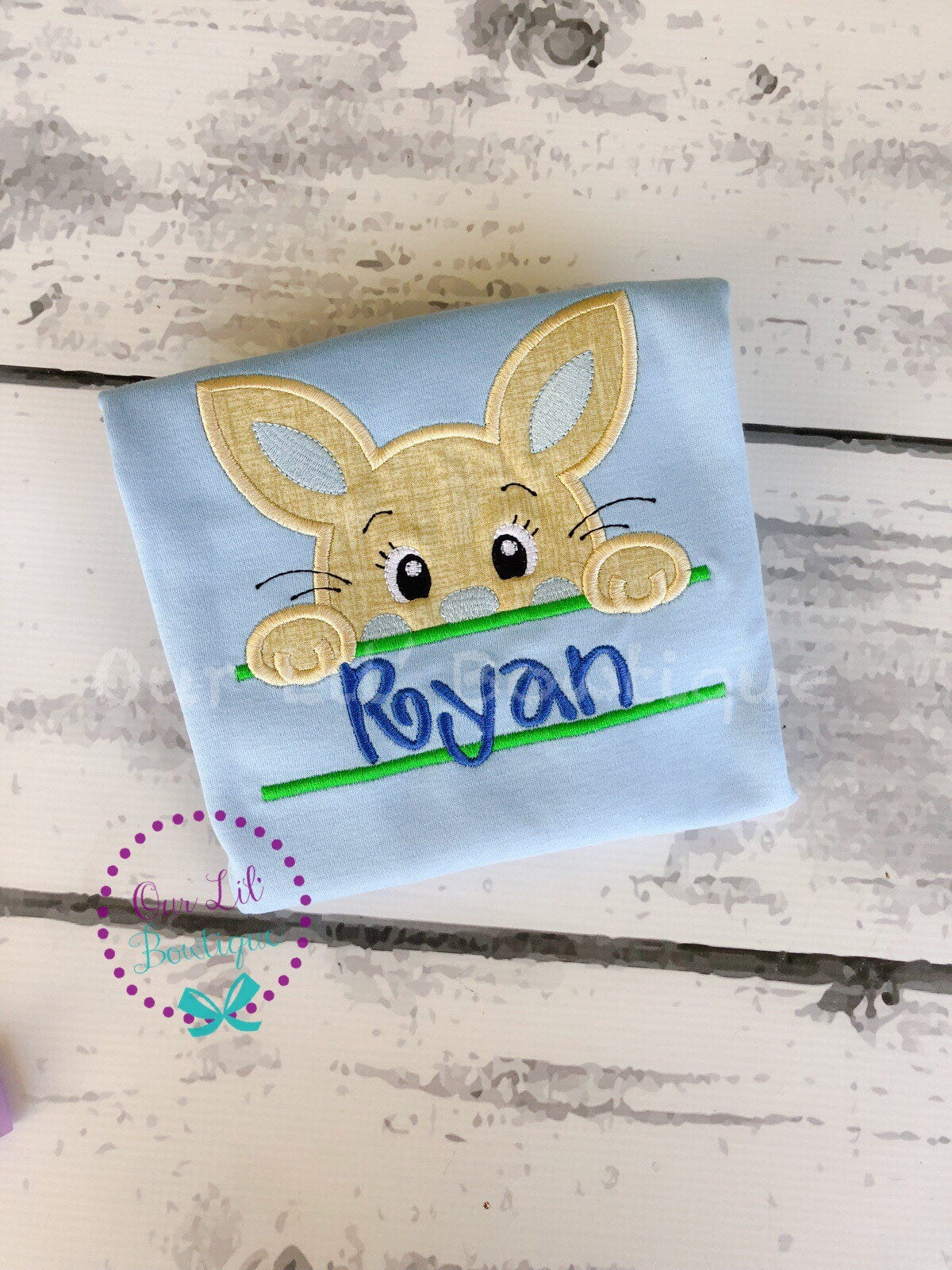 Easter Bunny Shirt - Personalized St. Easter Shirt - Split Bunny - Kids Easter Shirt -Sibling Shirts -Girls Easter Shirt - Boys Easter Shirt