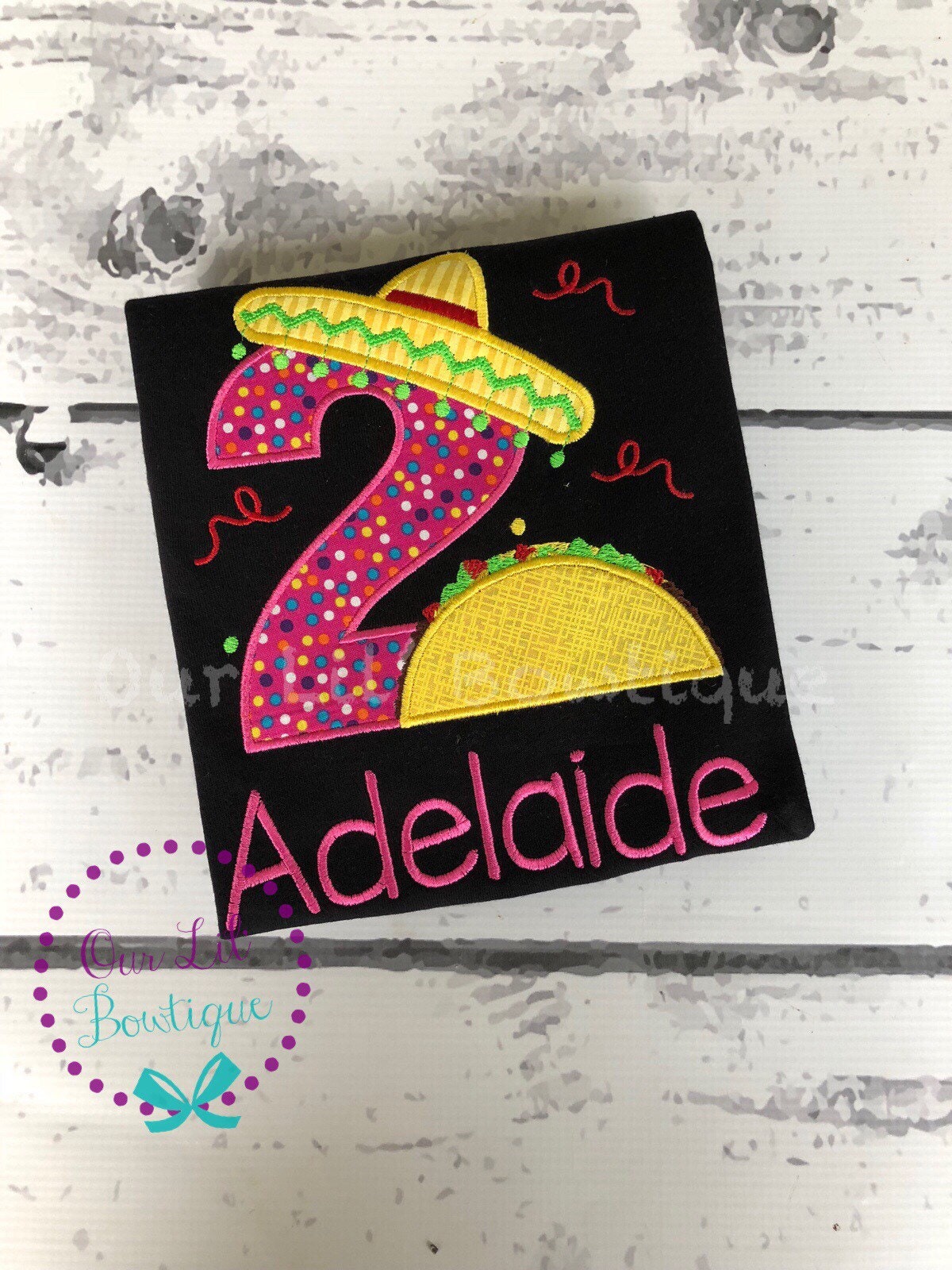 Taco Birthday Shirt: Fiesta Party Outfit