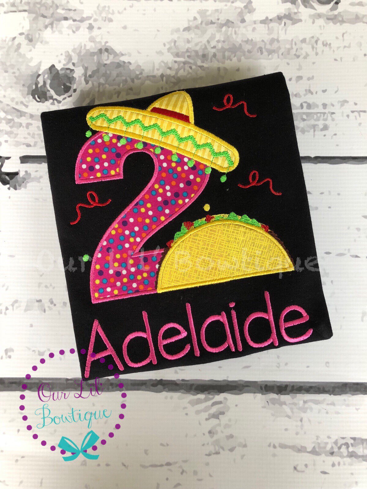 Taco Birthday Shirt: Fiesta Party Outfit