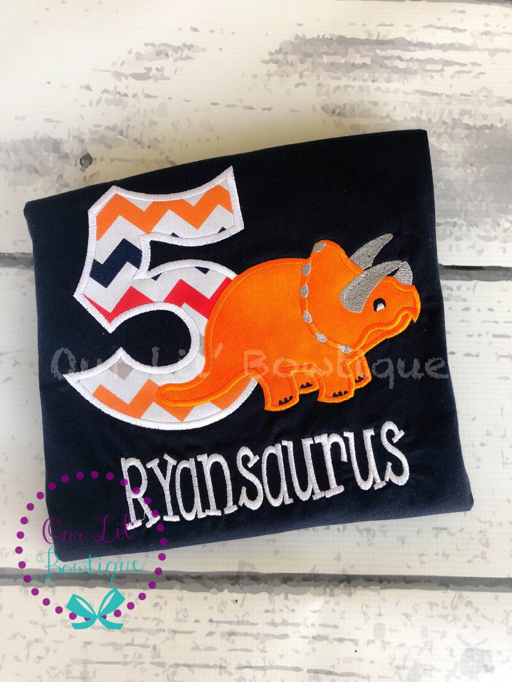 Personalized Dinosaur Birthday Shirt: Stegosaurus Party, Custom Age
