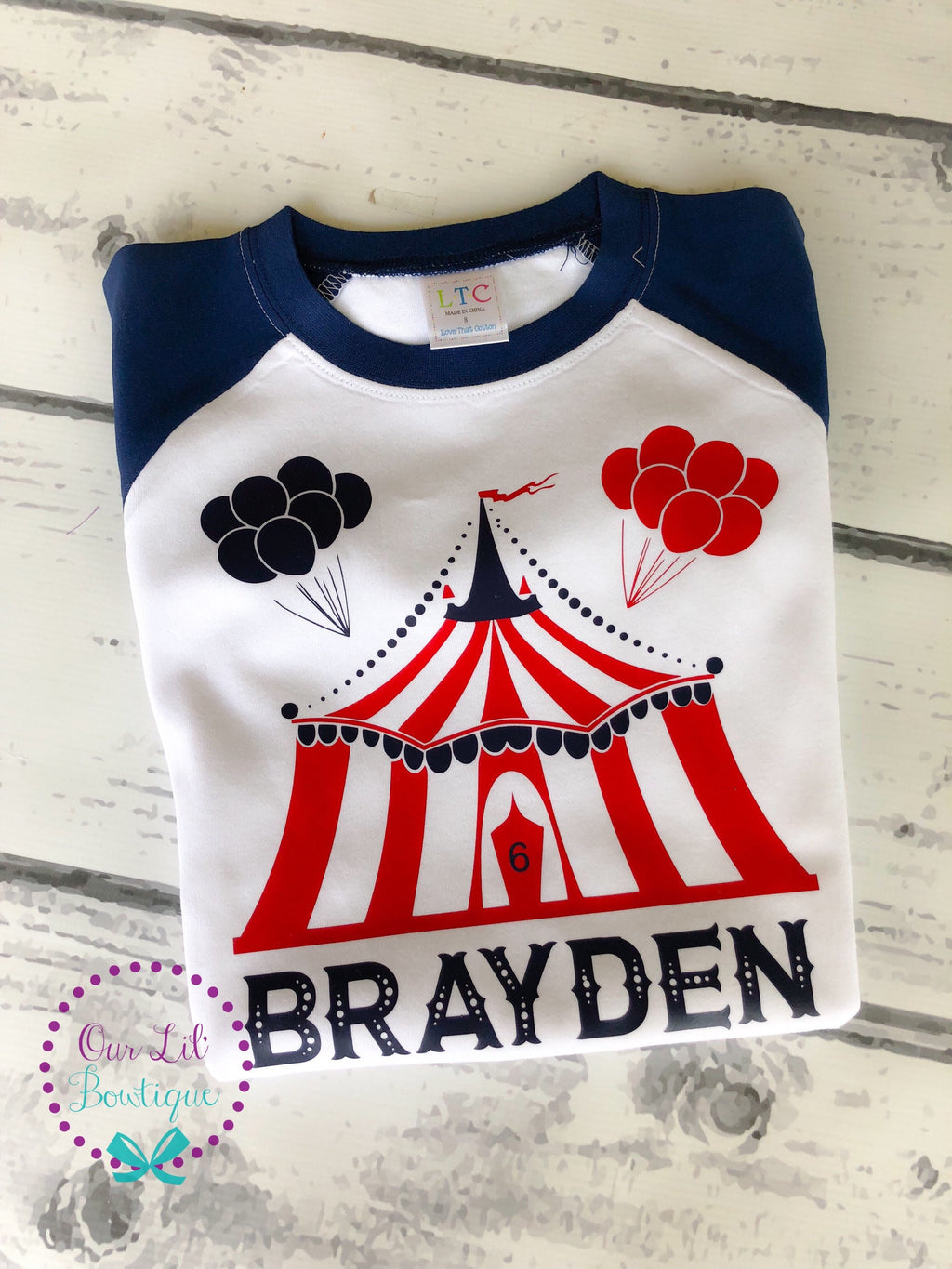 Personalized Carnival Staff Shirt - Circus Birthday Outfit