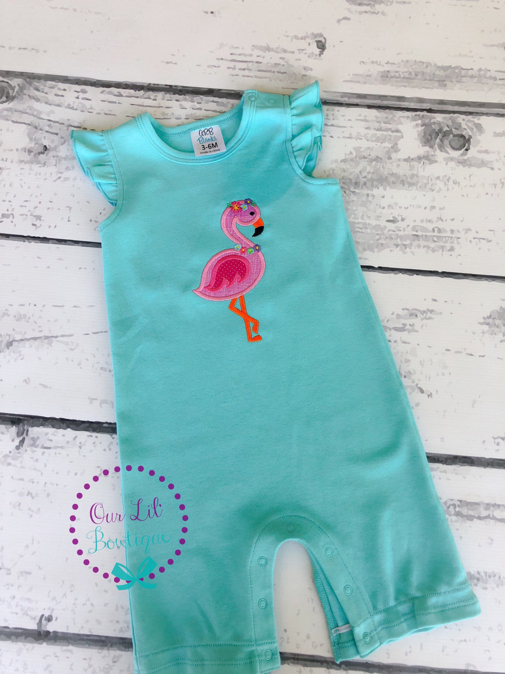 Personalized Flamingo Birthday Shirt or Bodysuit