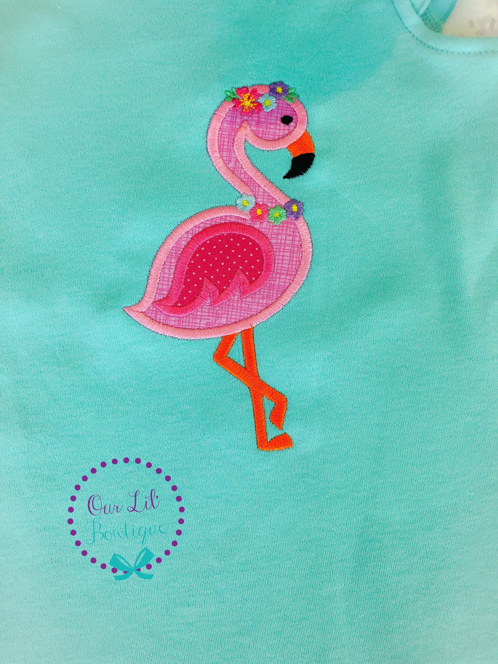 Personalized Flamingo Birthday Shirt or Bodysuit
