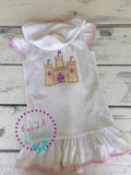 Personalized Sandcastle Applique Terry Cloth Cover-Up: Dance & Swim