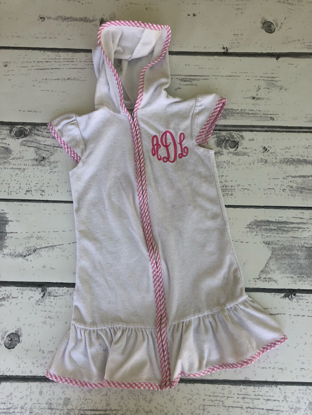 Personalized Sandcastle Applique Terry Cloth Cover-Up: Dance & Swim