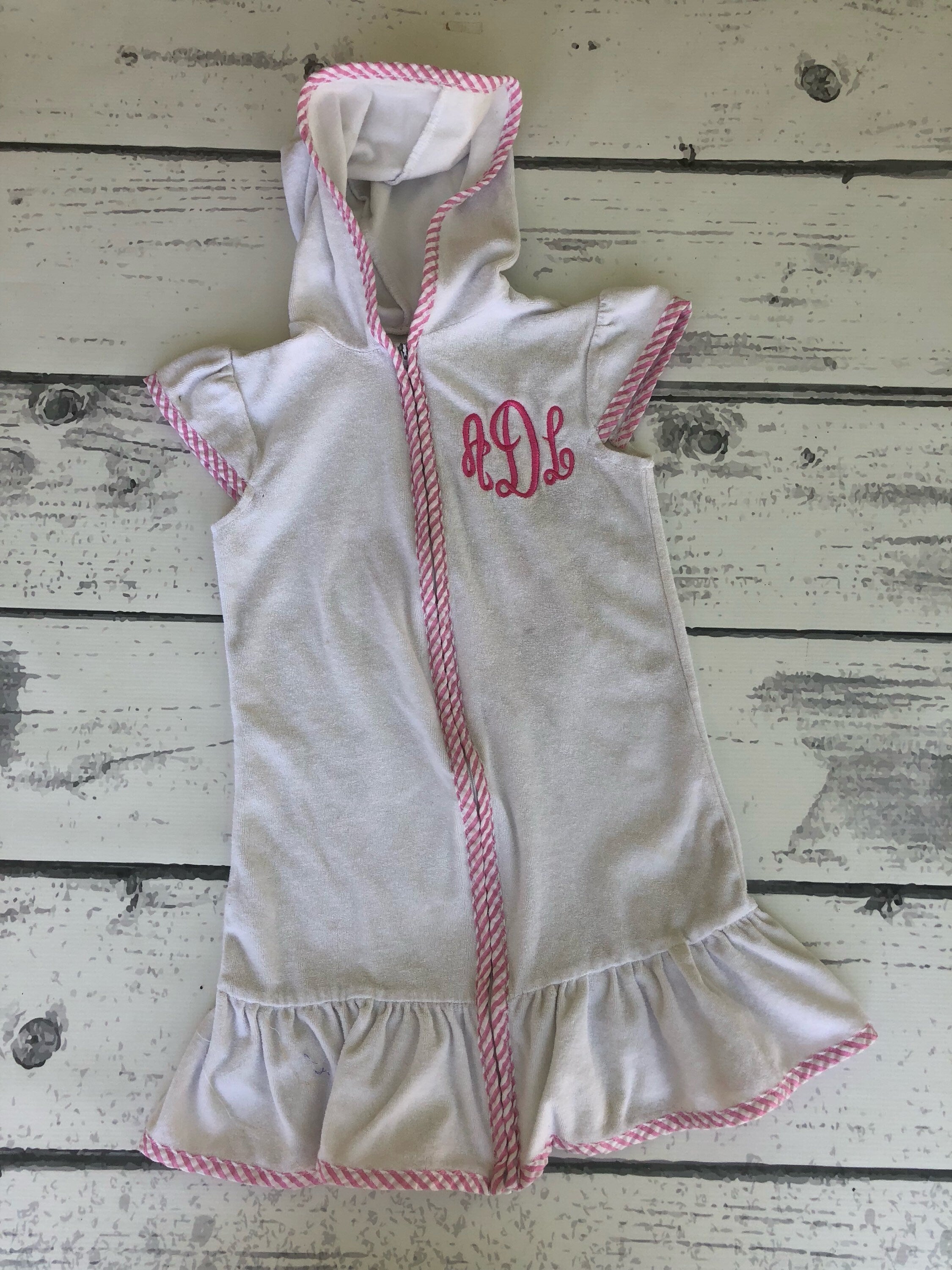 Personalized Sandcastle Applique Terry Cloth Cover-Up: Dance & Swim