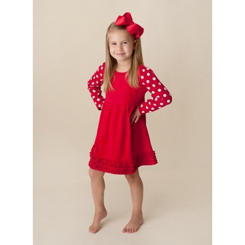 Personalized Nutcracker Christmas Dress: Monogrammed Girls Holiday Outfit
