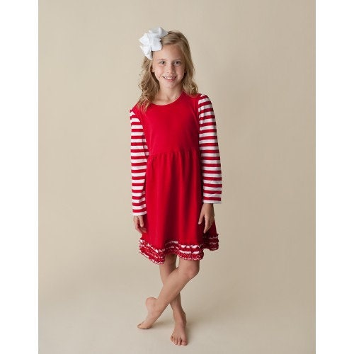 Personalized Nutcracker Christmas Dress: Monogrammed Girls Holiday Outfit