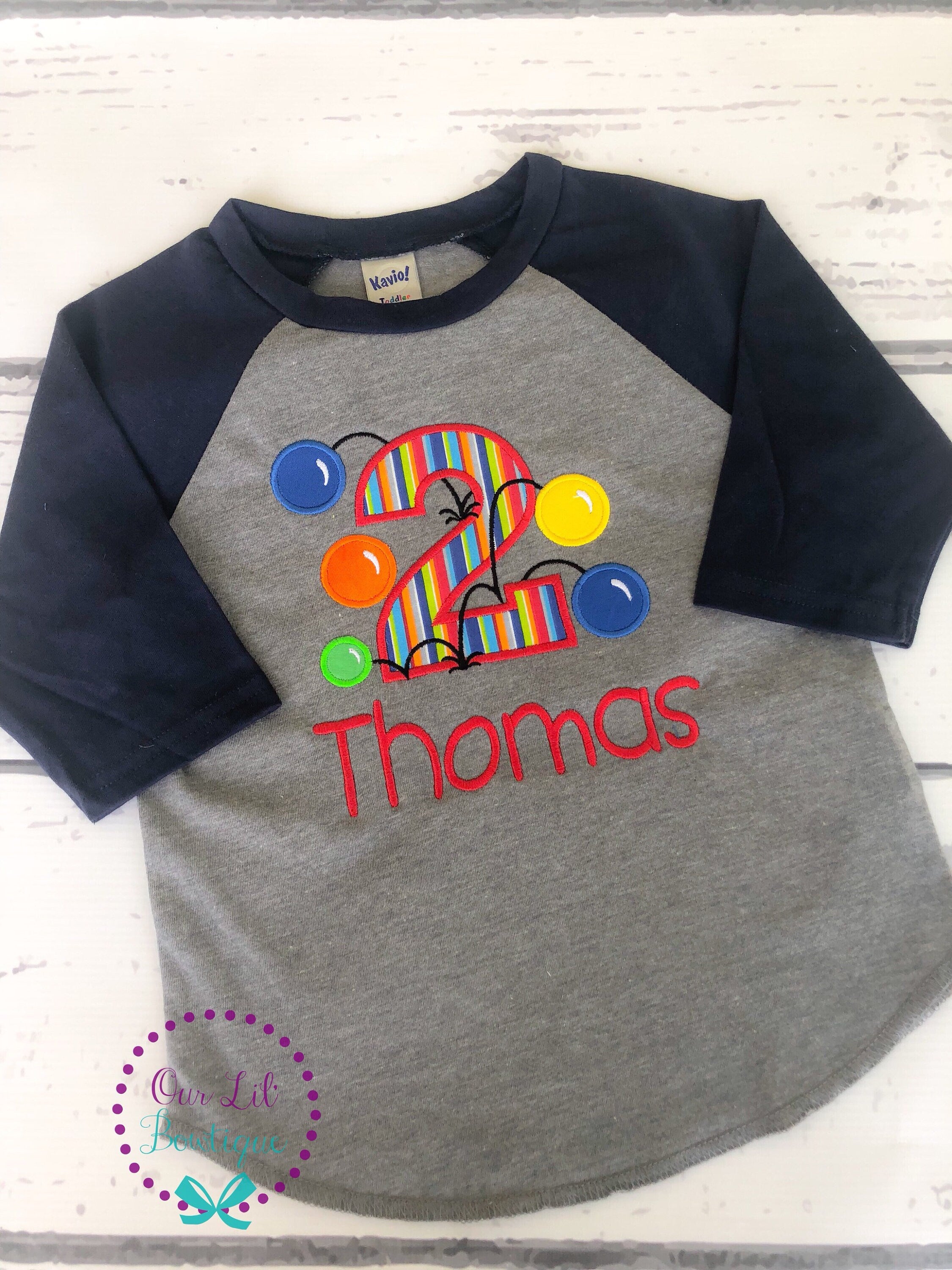 Personalized Bouncy Ball Birthday Shirt - Bounce House Party