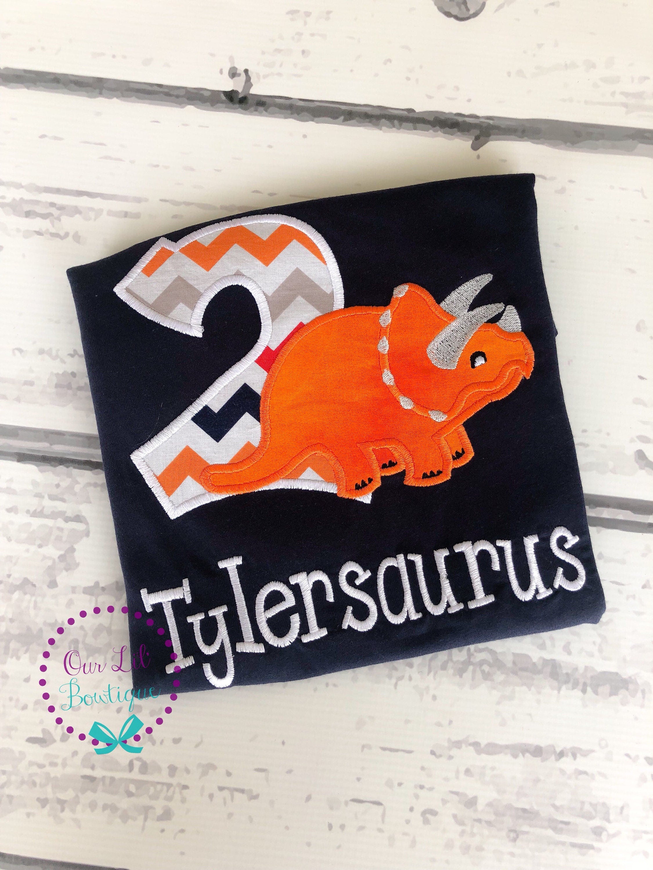 Personalized Dinosaur Birthday Shirt: Stegosaurus Party, Custom Age