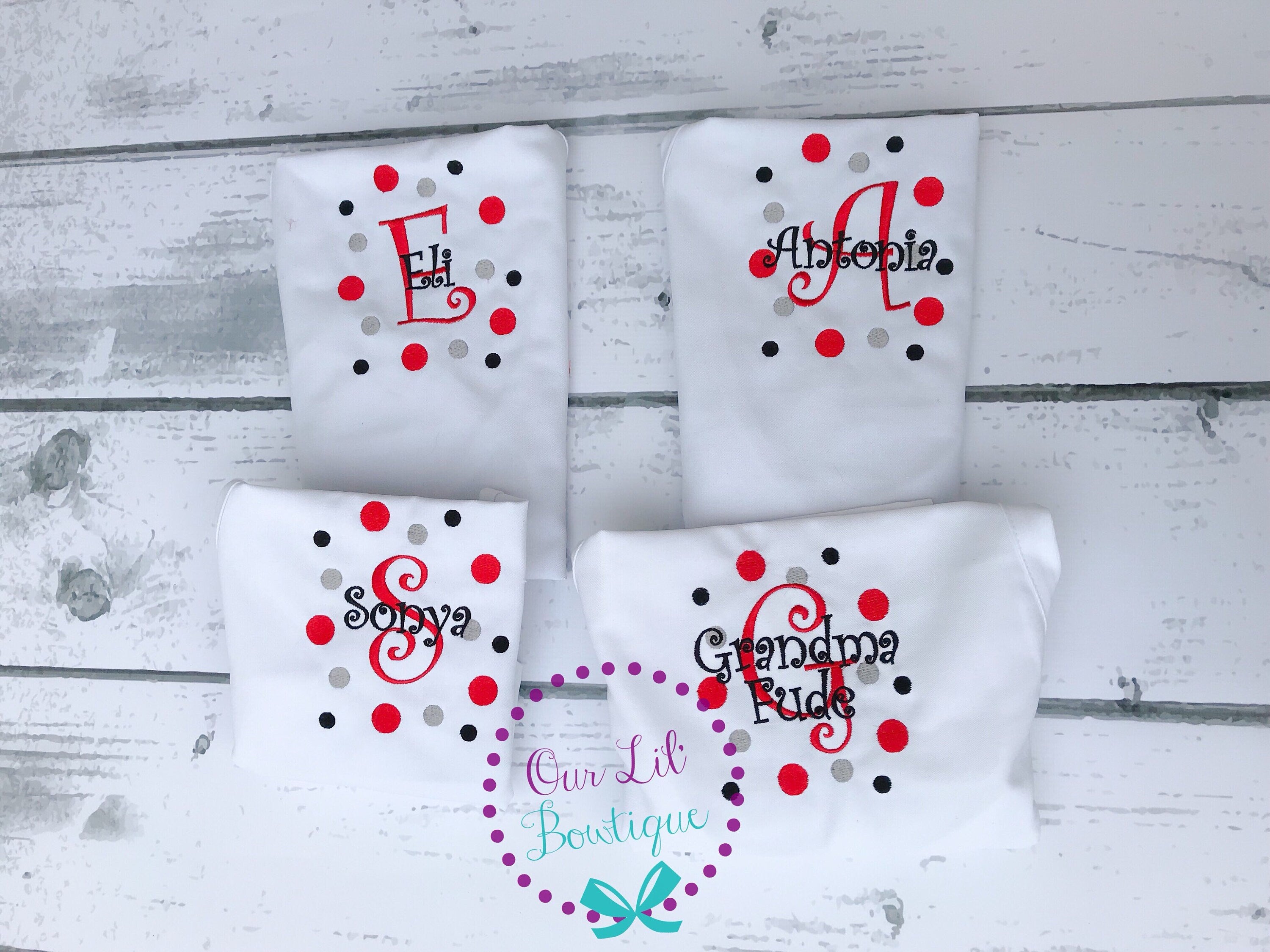 Personalized Apron Set: Grandma, Mommy & Me Aprons