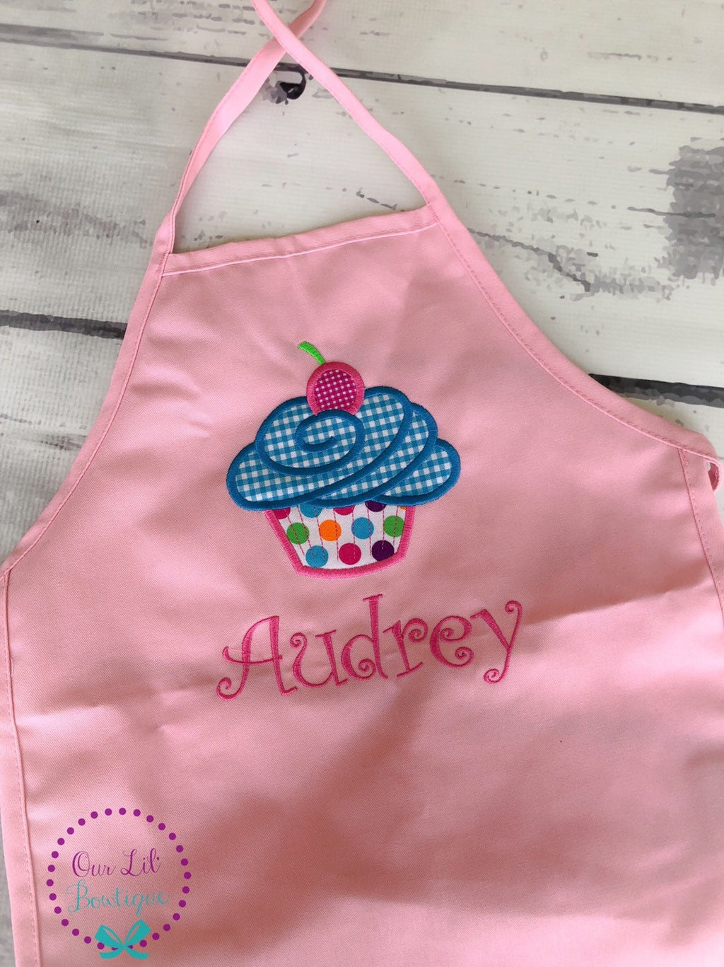 Mommy & Me Personalized Cupcake Apron Set - Cupcake Apron - Kids Apron - Gift - Little Chef