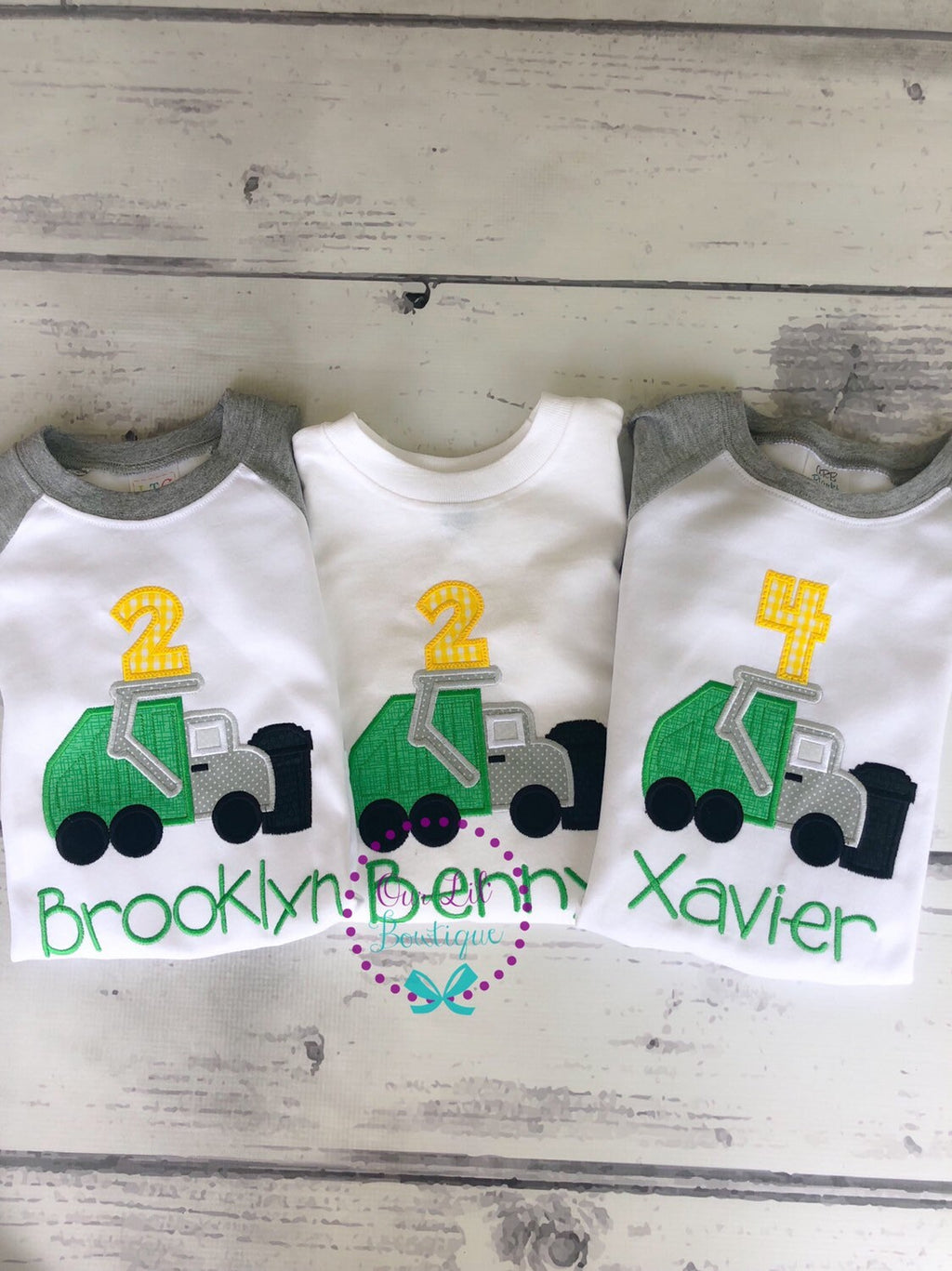 Girls Garbage Truck Birthday Shirt - Garbage Truck Shirt - Truck Birthday Shirt - Personalized Birthday Shirt - Truck Shirt -Trash Truck