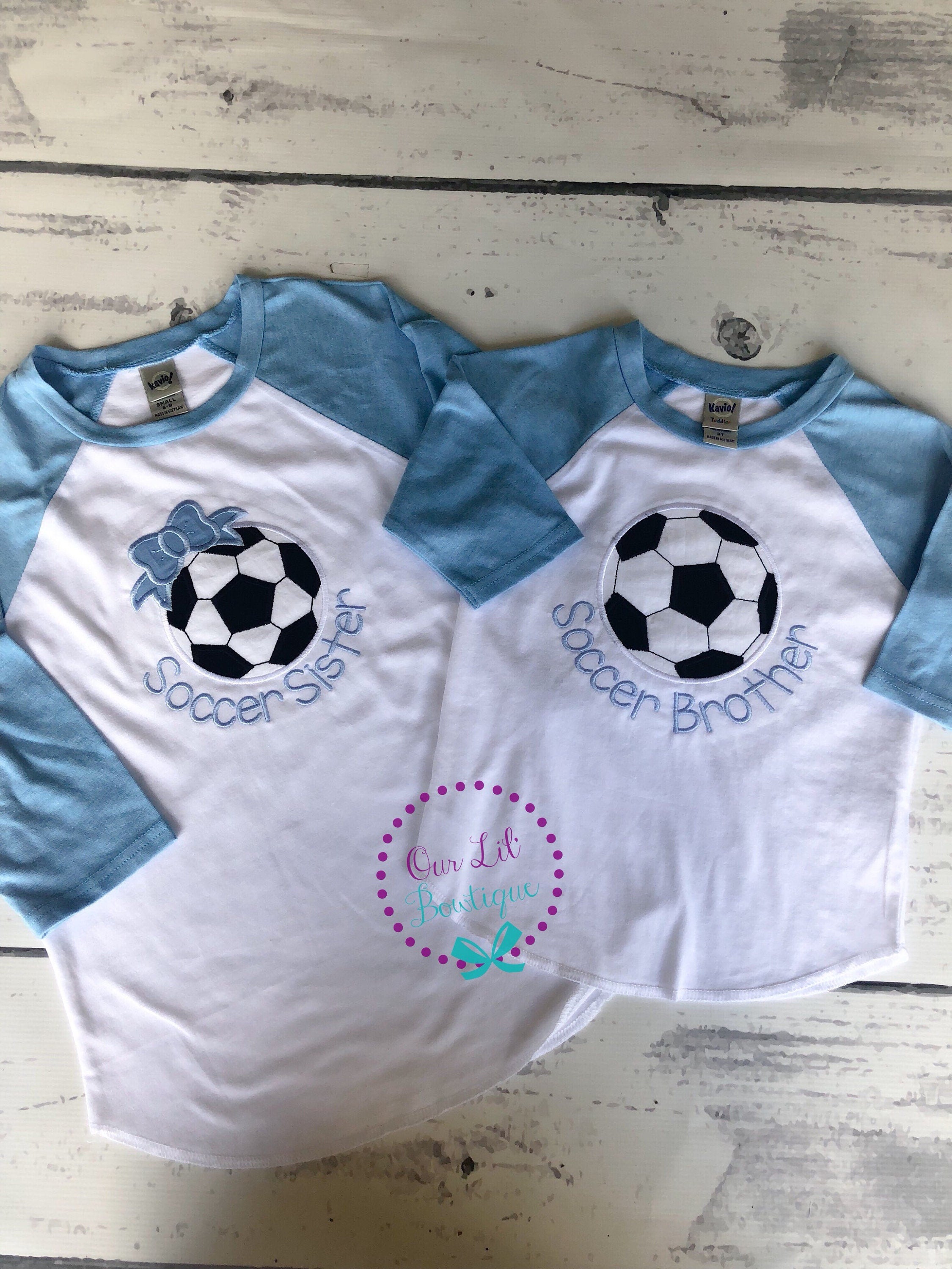 Soccer Sister Raglan Shirt: Personalized Toddler Tee