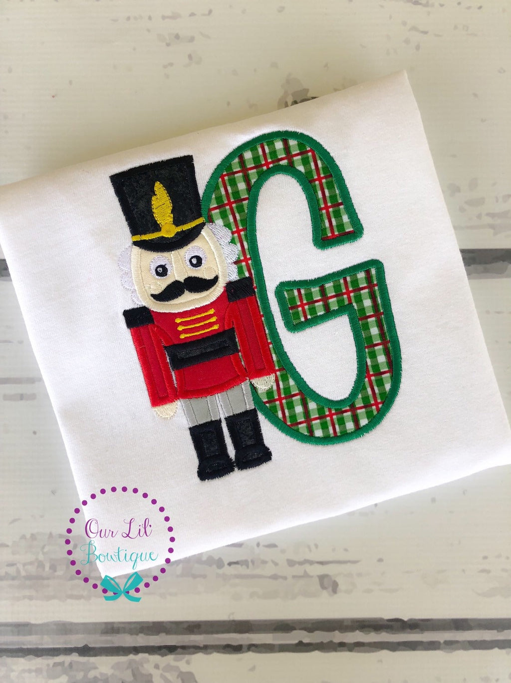 Personalized Nutcracker Christmas Shirt: Embroidered Holiday Apparel