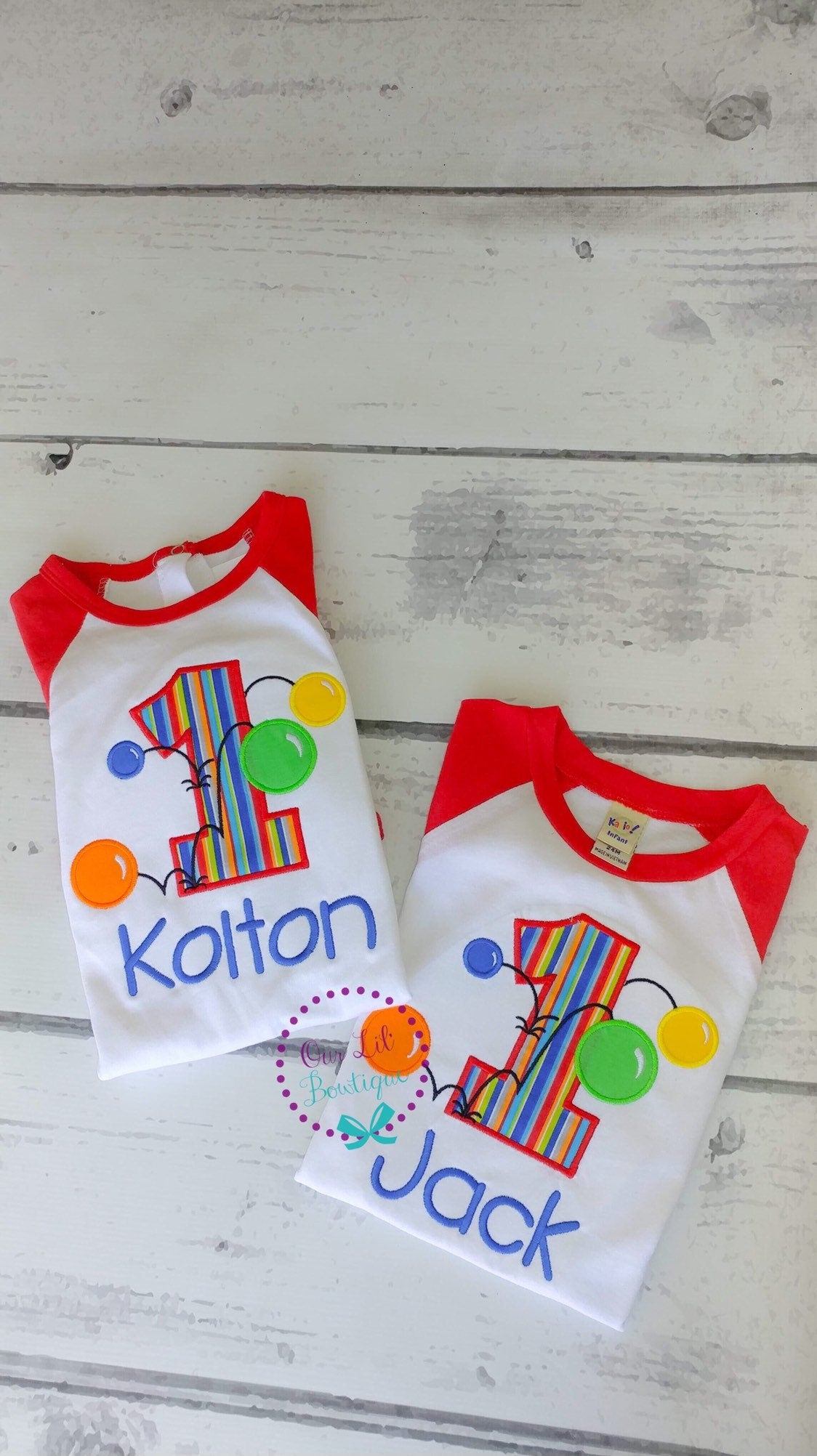 Personalized Bouncy Ball Birthday Shirt - Bounce House Party