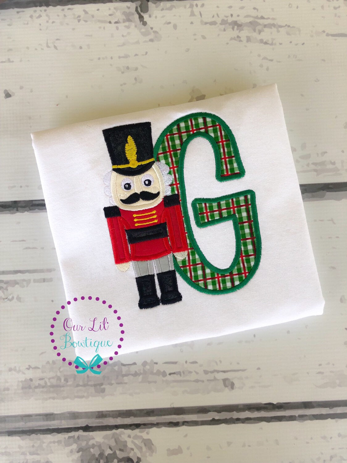 Personalized Nutcracker Christmas Shirt: Embroidered Holiday Apparel