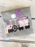 Train Birthday Shirt: Personalized Applique Outfit